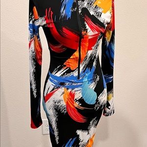 Multi color dress midi dress